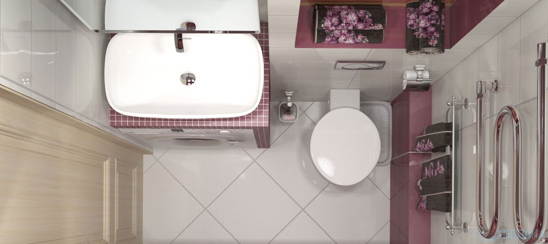 Дизайн решение ванной комнаты. Облако №94 - рис.4
