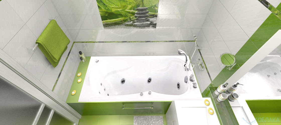 Дизайн решение ванной комнаты. Облако №37 - рис.2