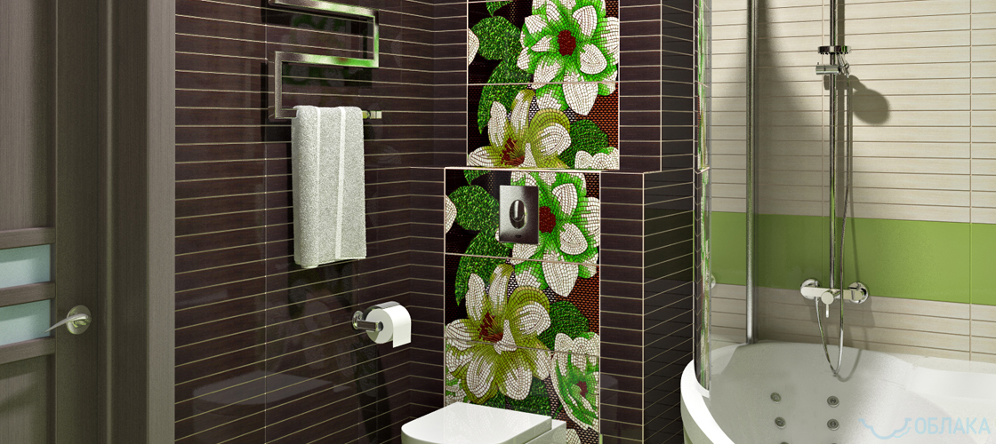 Дизайн решение ванной комнаты. Облако №24 - рис.3