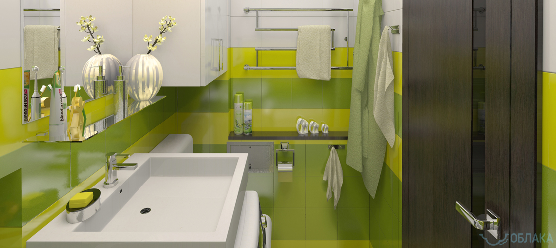 Дизайн решение ванной комнаты. Облако №25 - рис.3