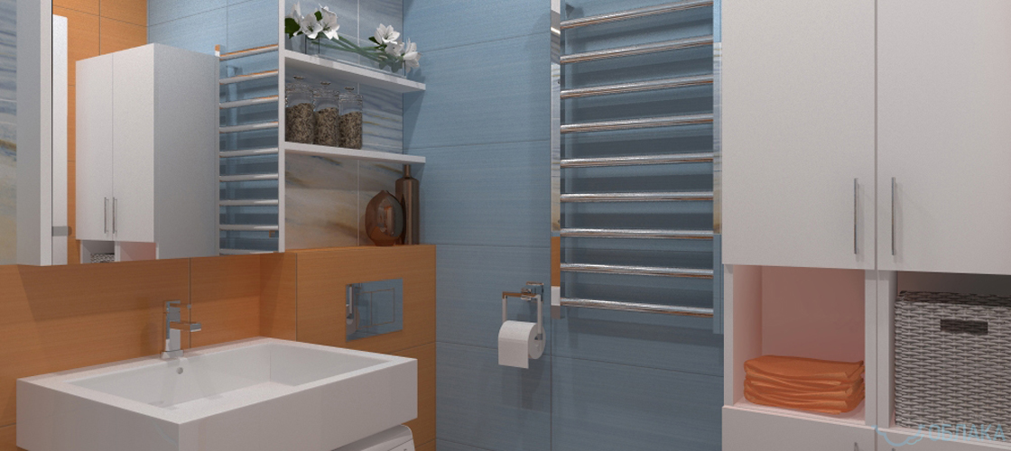 Дизайн решение ванной комнаты. Облако №53 - рис.3
