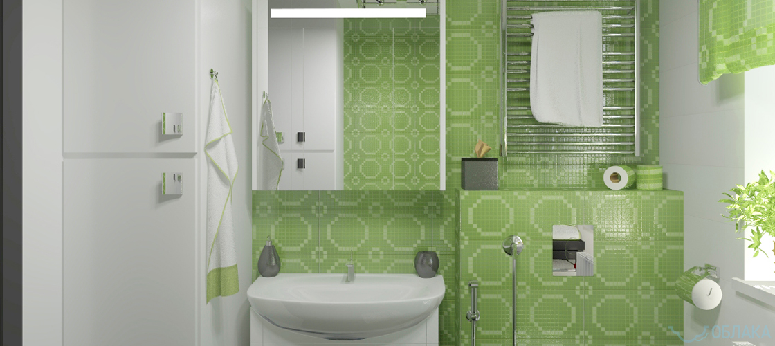 Дизайн решение ванной комнаты. Облако №79 - рис.3