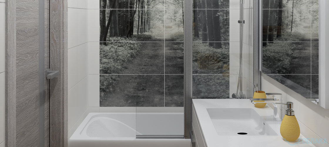 Дизайн решение ванной комнаты. Облако №87 - рис.3