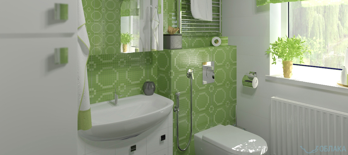Дизайн решение ванной комнаты. Облако №79 - рис.4