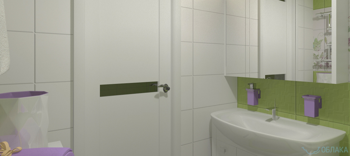 Дизайн решение ванной комнаты. Облако №67 - рис.5