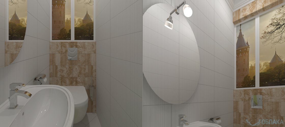 Дизайн решение ванной комнаты. Облако №71 - рис.6