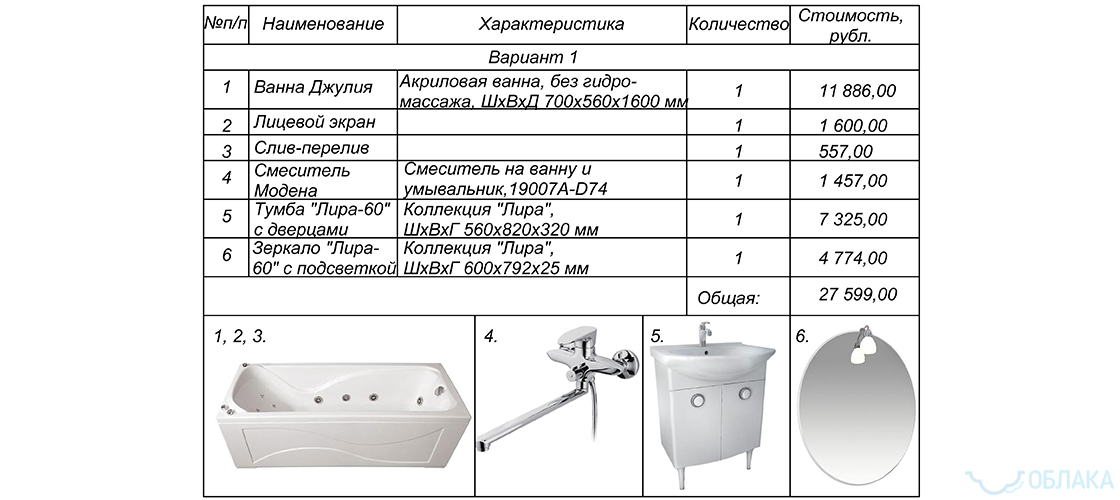 Дизайн решение ванной комнаты. Облако №3 - рис.7