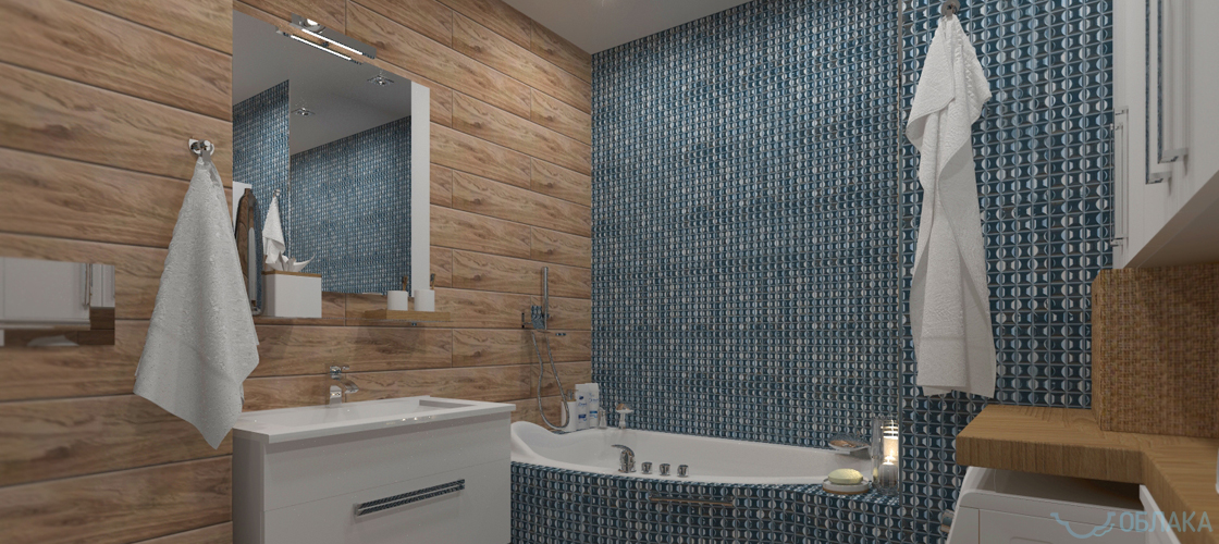 Дизайн решение ванной комнаты. Облако №69 - рис.6