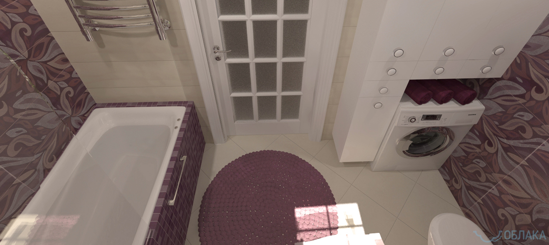 Дизайн решение ванной комнаты. Облако №55 - рис.7