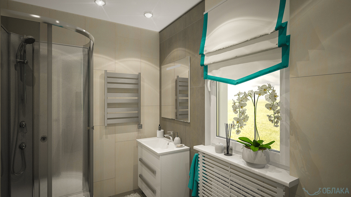 Дизайн решение ванной комнаты. Облако №97 - рис.8