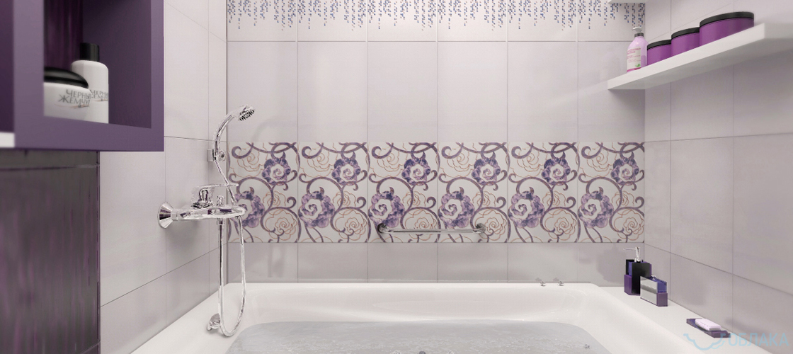 Дизайн решение ванной комнаты. Облако №33 - рис.1