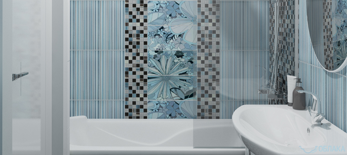Дизайн решение ванной комнаты. Облако №32 - рис.1