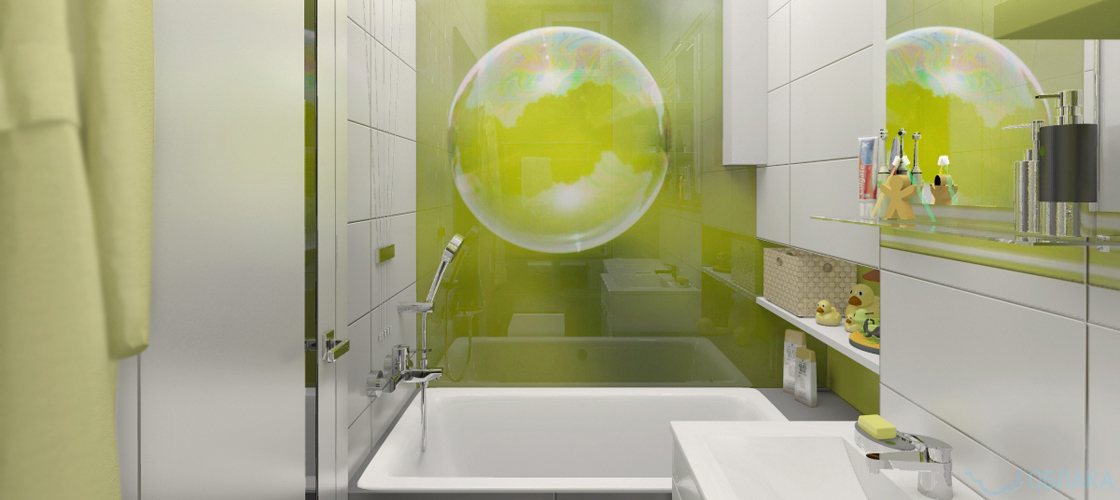 Дизайн решение ванной комнаты. Облако №42 - рис.2