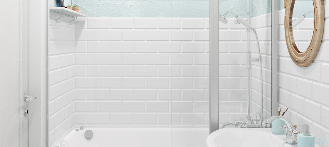 Дизайн решение ванной комнаты. Облако №64 - рис.2