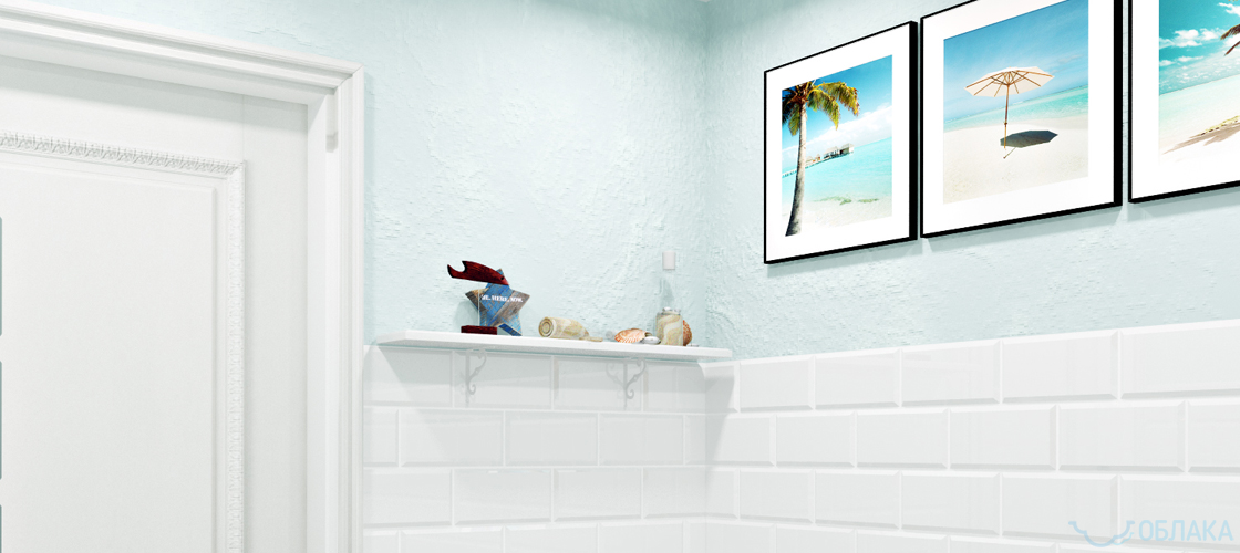 Дизайн решение ванной комнаты. Облако №64 - рис.3