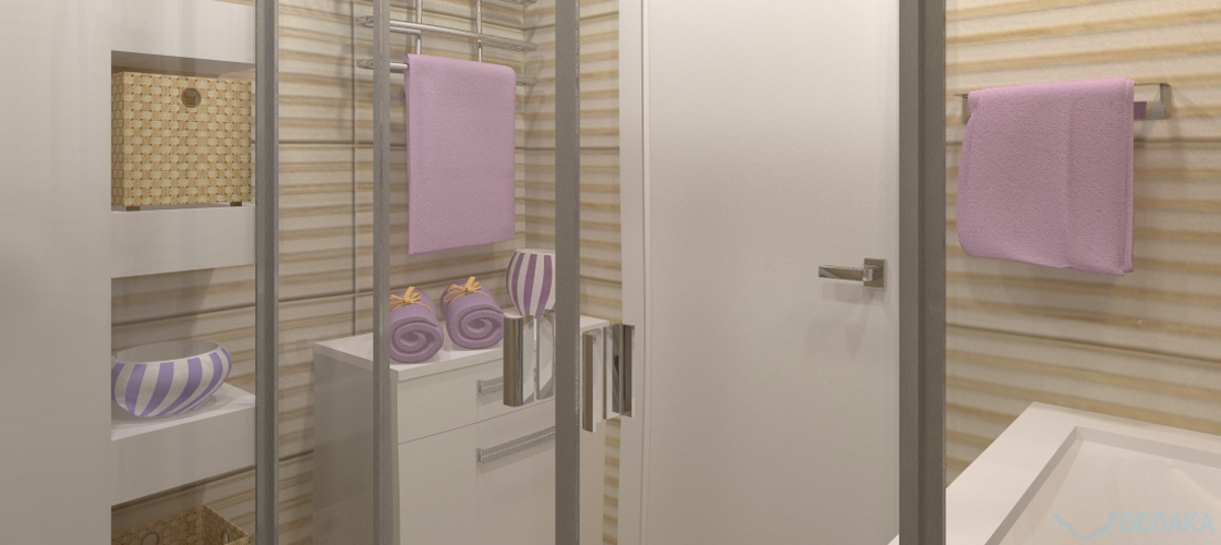 Дизайн решение ванной комнаты. Облако №68 - рис.3