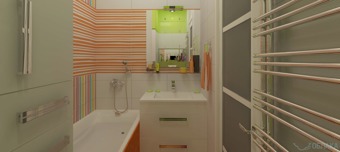 Дизайн решение ванной комнаты. Облако №46 - рис.5