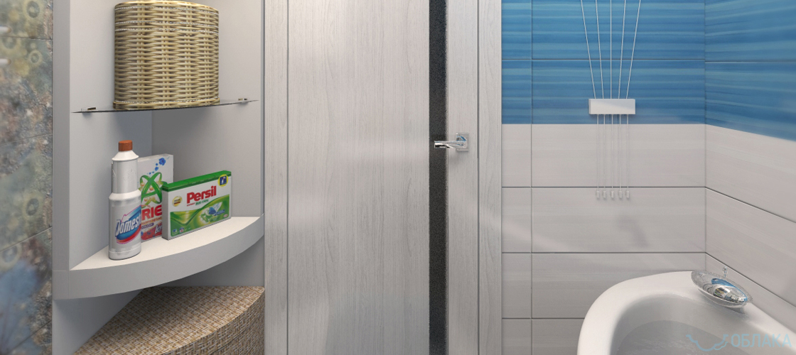 Дизайн решение ванной комнаты. Облако №52 - рис.5