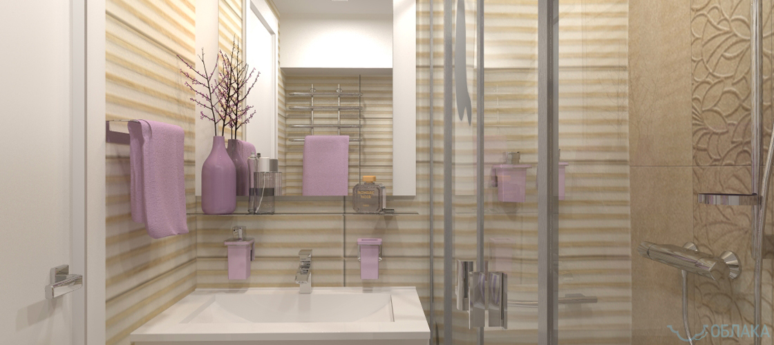 Дизайн решение ванной комнаты. Облако №68 - рис.5