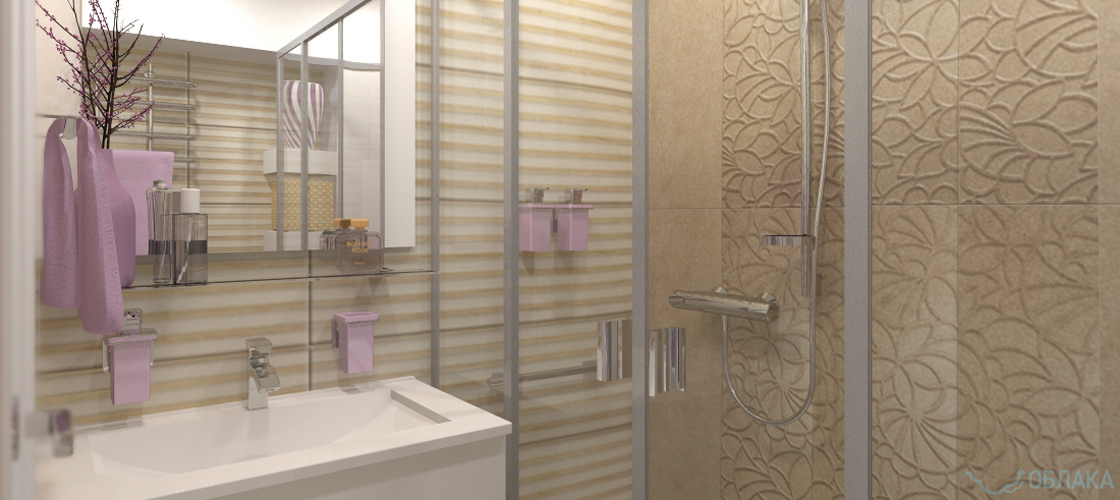 Дизайн решение ванной комнаты. Облако №68 - рис.6