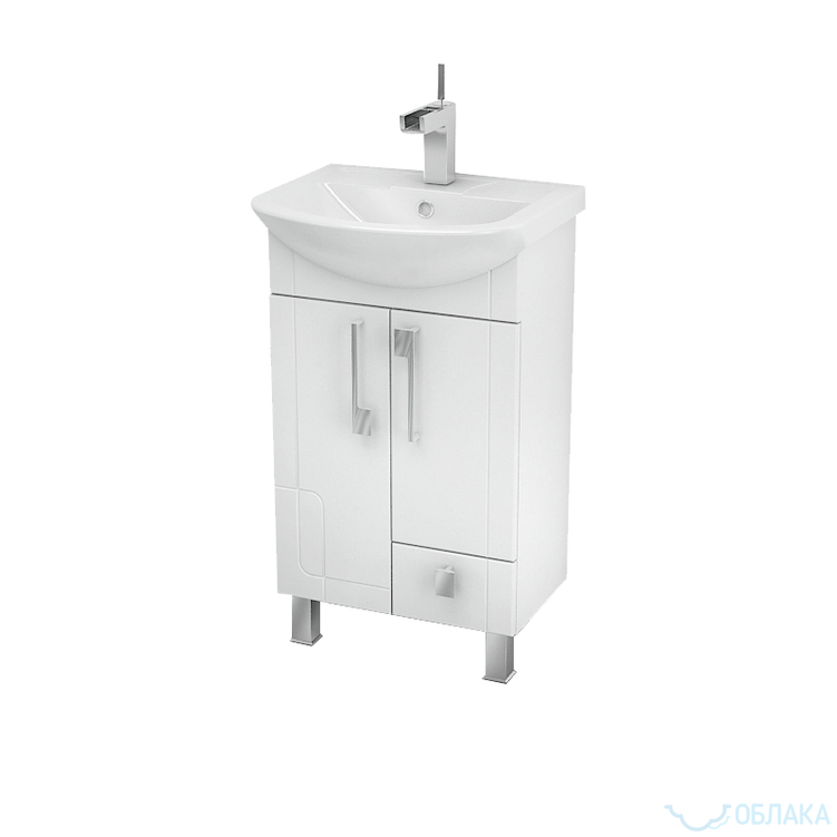 Тумба Диана-50 R с ящиком-art23540--Мебель для ванной комнаты-1
