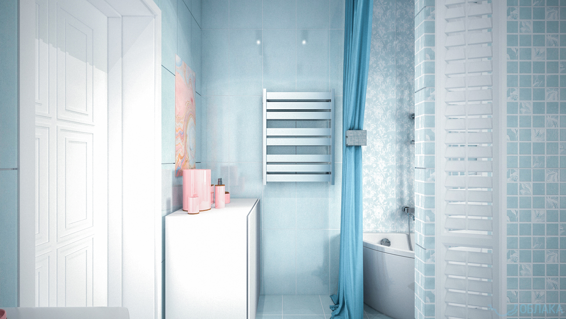 Дизайн решение ванной комнаты. Облако №99 - рис.4