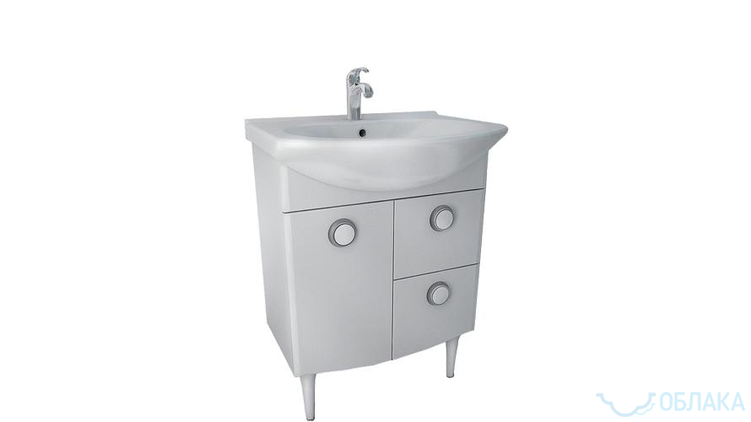 Тумба Лира-60 R с ящиками-art1704--Мебель для ванной комнаты-1