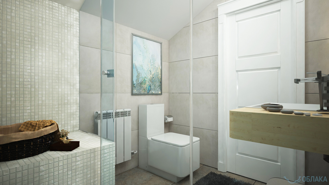 Дизайн решение ванной комнаты. Облако №98 - рис.5