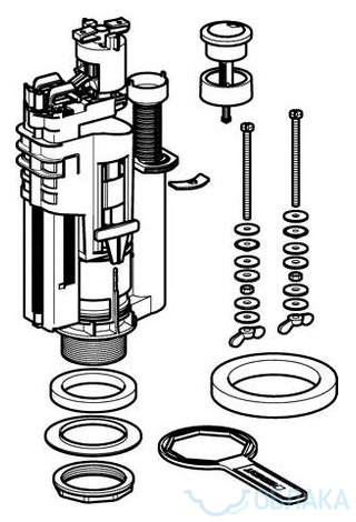 Galassia Ethos 9010-art47651-9010-Комплектующие для унитазов-1