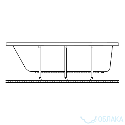 VitrA Neon 59990276000-art50776-59990276000-Комплектующие для ванн-1