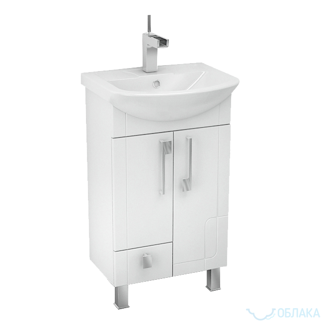 Тумба Диана-50 l с ящиком-art52124--Мебель для ванной комнаты-1