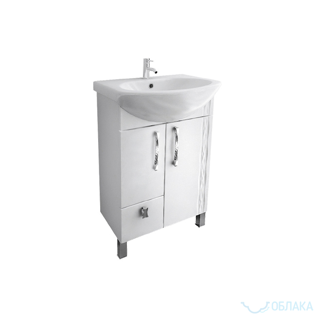 Тумба Кристи-52 L-art52038--Мебель для ванной комнаты-1