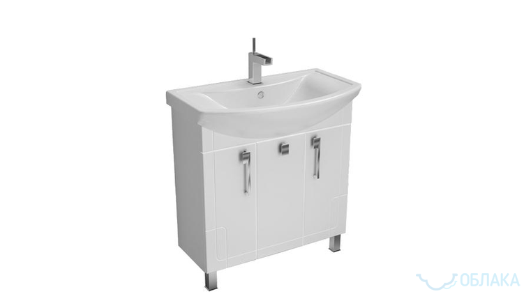 Тумба Диана-80 с дверцами-art8003--Мебель для ванной комнаты-1