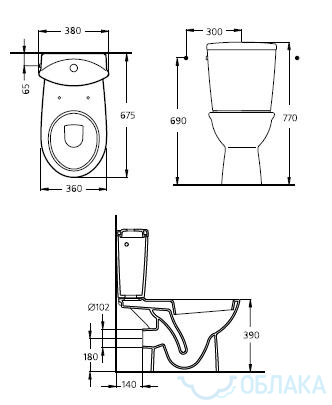 Ideal Standard-art41889-W306601-Унитазы-1