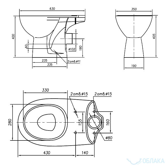 IFO-art36105-RS033612000-Унитазы-1